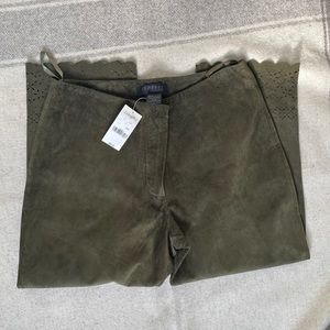 NWT Vintage Express Leather Capri